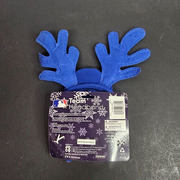 New Chicago Cubs Reindeer Antlers Christmas Holiday Winter Headband Official MLB - Picture 2 of 2